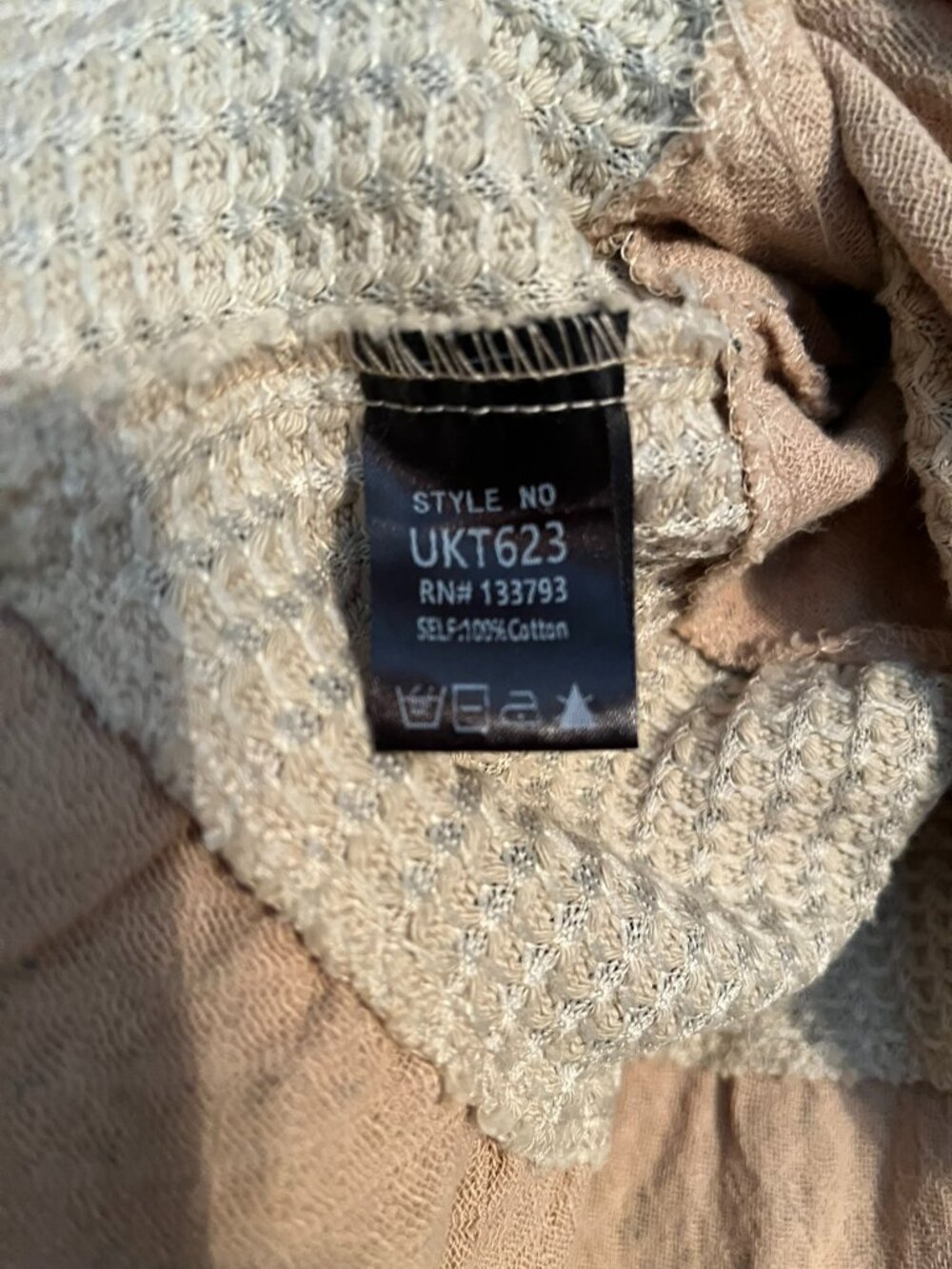 POL Genevieve Baby Toll Top, Olive/Tan/Cream, Size Small, LIKE NEW - Picture 12 of 13
